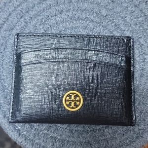 Tory burch card case black